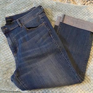Ann Taylor cropped/cuffed Jeans